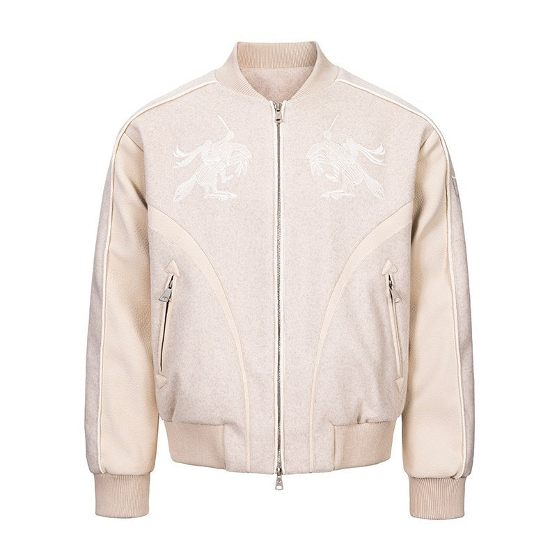 CATSSTAC_Embroidered_Loose_Fit_Casual_Unisex_Everyday_Zip_Slant_Pocket_Black_Beige_Jackets_MISSTT