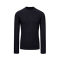 CATSSTAC_High_Stretch_Shaping_Cotton_Blend_Round_Neck_Men_Solid_Long_Sleeve_T-Shirts_MISSTT