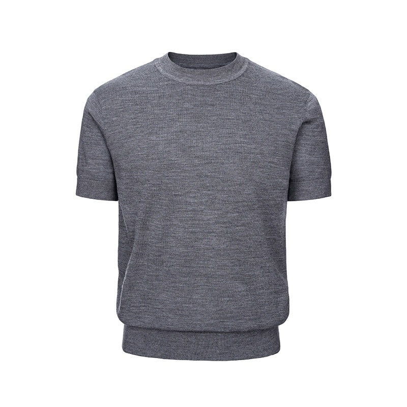 CATSSTAC_Loose_Fit_Casual_Round_Neck_Unisex_Black_Grey_Khaki_Short_Sleeve_T-Shirts_MISSTT
