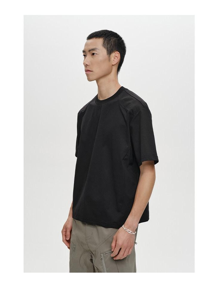 CATSSTAC Loose Fit Crew Neck Trendy Casual Youth Black Green Gray Short Sleeve T-Shirts