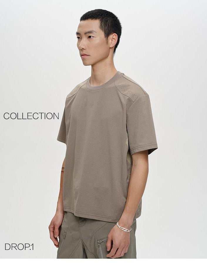 CATSSTAC Loose Fit Crew Neck Trendy Casual Youth Black Green Gray Short Sleeve T-Shirts