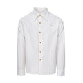 CATSSTAC_Loose_Fit_French_Collar_Long_Sleeve_Striped_Unisex_Button_White_Shirts_MISSTT