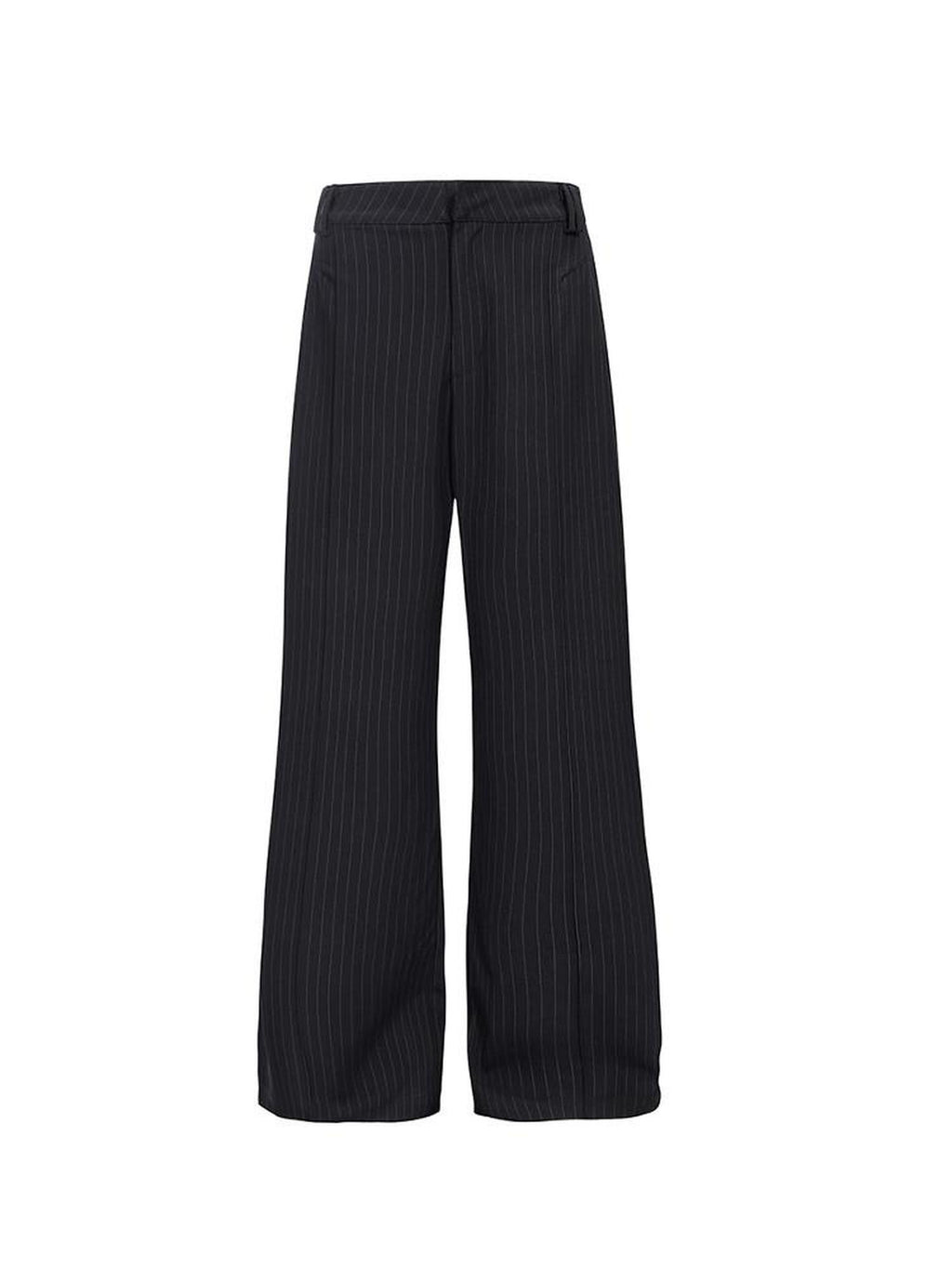 Loose Fit Youthful Casual Everyday Black Grey Straight Pants