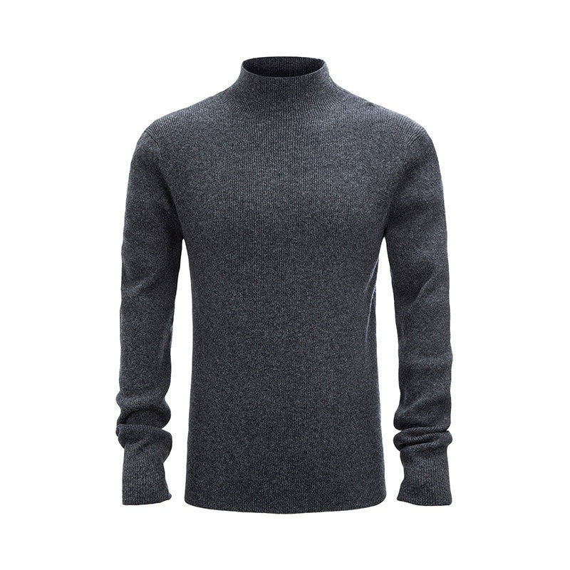 CATSSTAC_Mock_Neck_Pullover_Active_Fit_Sizes_M_To_2Xl_Black_Gray_Long_Sleeve_T-Shirts_MISSTT