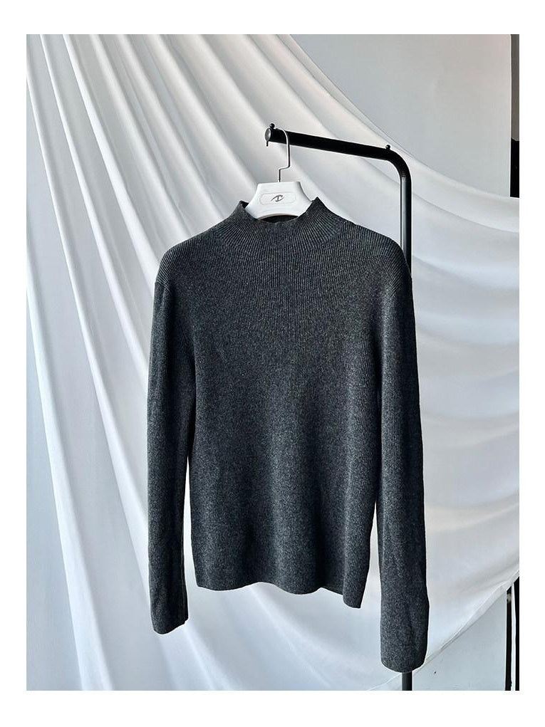 CATSSTAC Mock Neck Pullover Active Fit Sizes M To 2Xl Black Gray Long Sleeve T-Shirts