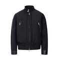 CATSSTAC_Oversized_Stand_Collar_Long_Sleeve_Black_Youthful_Trendy_Casual_Cropped_Jackets_MISSTT