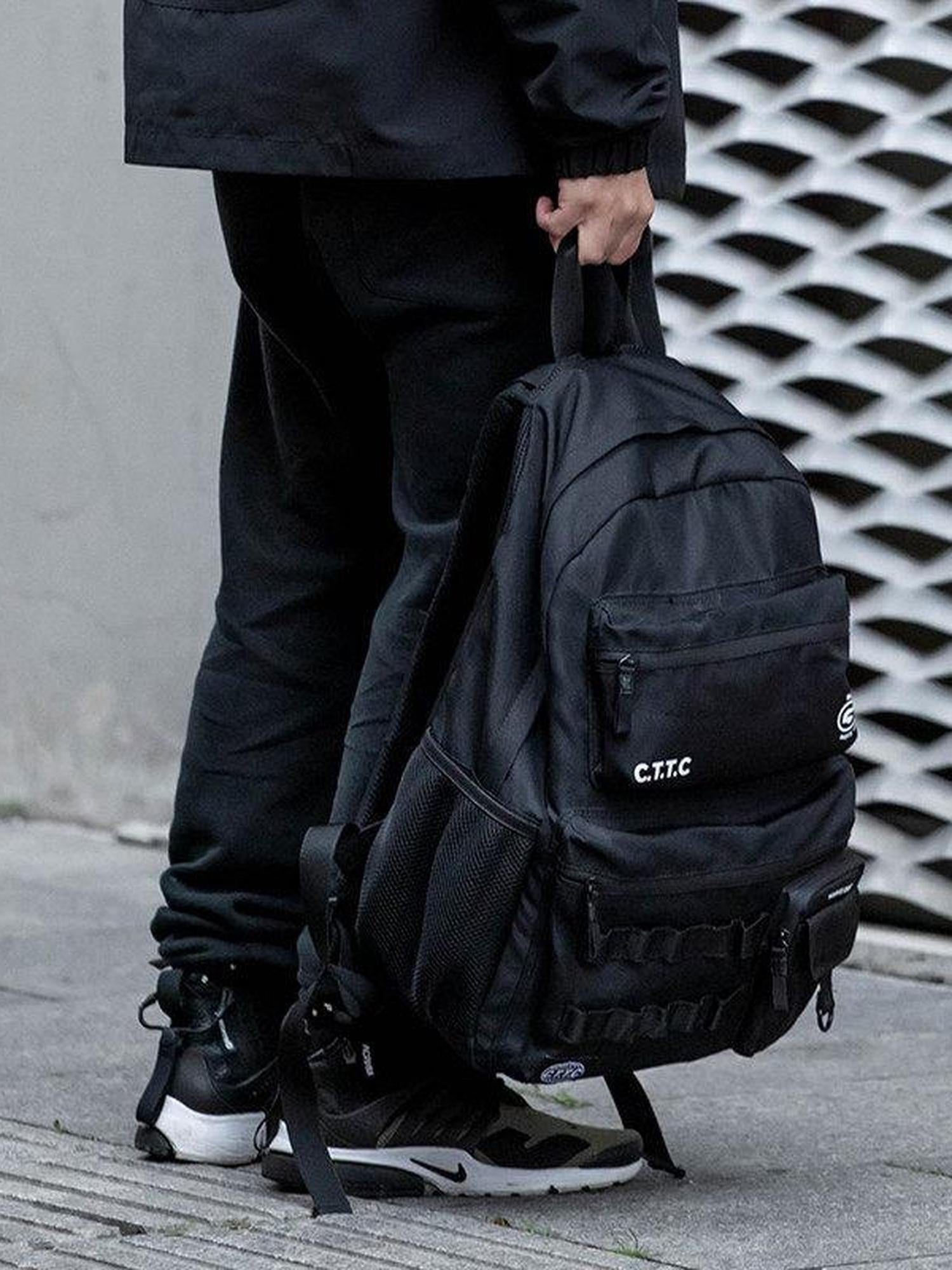 CATSSTAC Padded Back Modern Tactical Nylon For Men Daily Digital Pattern Backpack