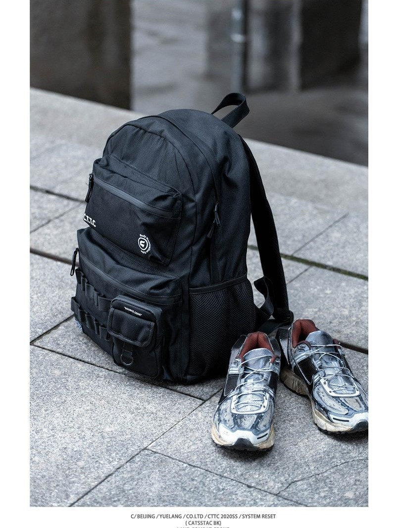 CATSSTAC Padded Back Modern Tactical Nylon For Men Daily Digital Pattern Backpack