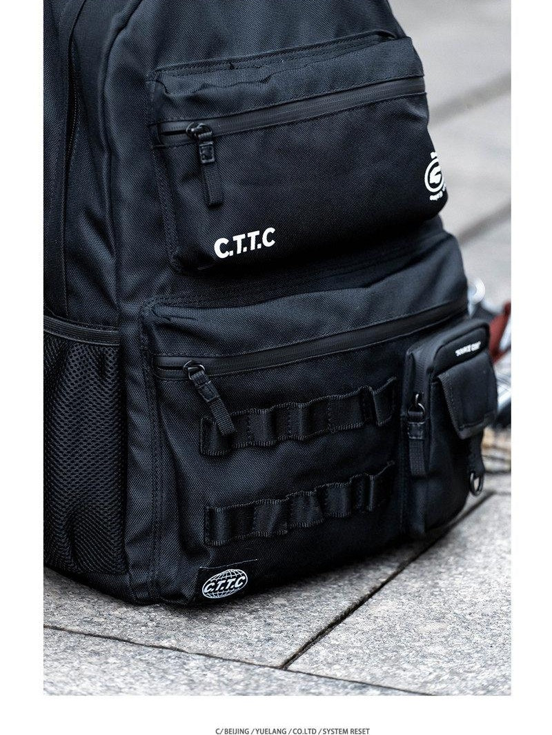 CATSSTAC Padded Back Modern Tactical Nylon For Men Daily Digital Pattern Backpack