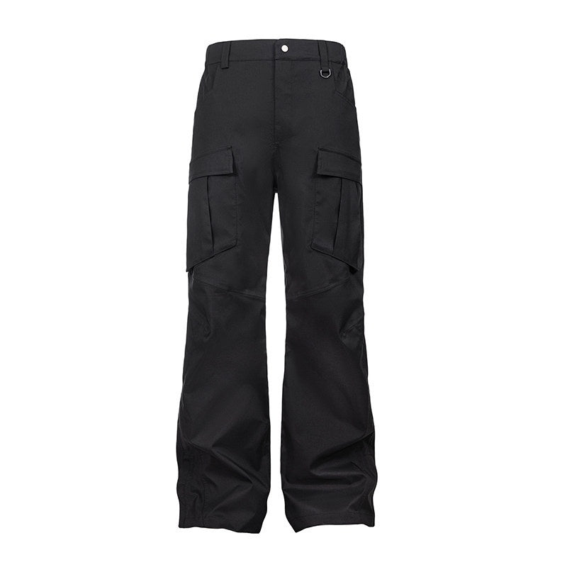 CATSSTAC_Pleated_Button_Fly_Casual_Straight_Leg_Youth_Everyday_Black_Gray_Shell_Pants_MISSTT
