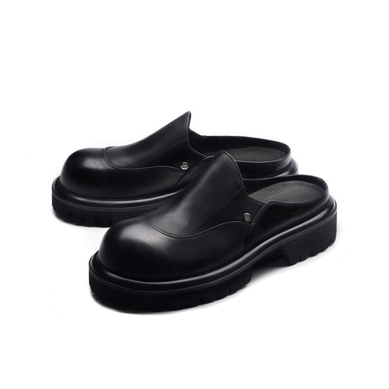 CATSSTAC_Premium_Full_Grain_Leather_Eva_Thick_Sole_Solid_Black_Youth_Casual_Slides_MISSTT