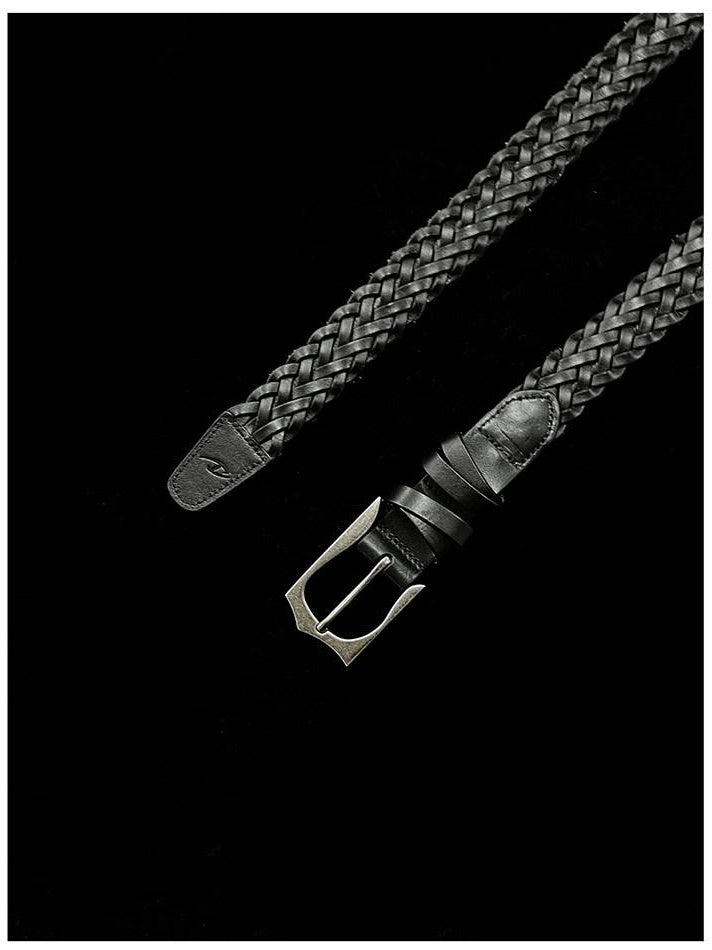 CATSSTAC Premium Top Grain Cowhide Versatile Classic Black For Young Men Leather Belts