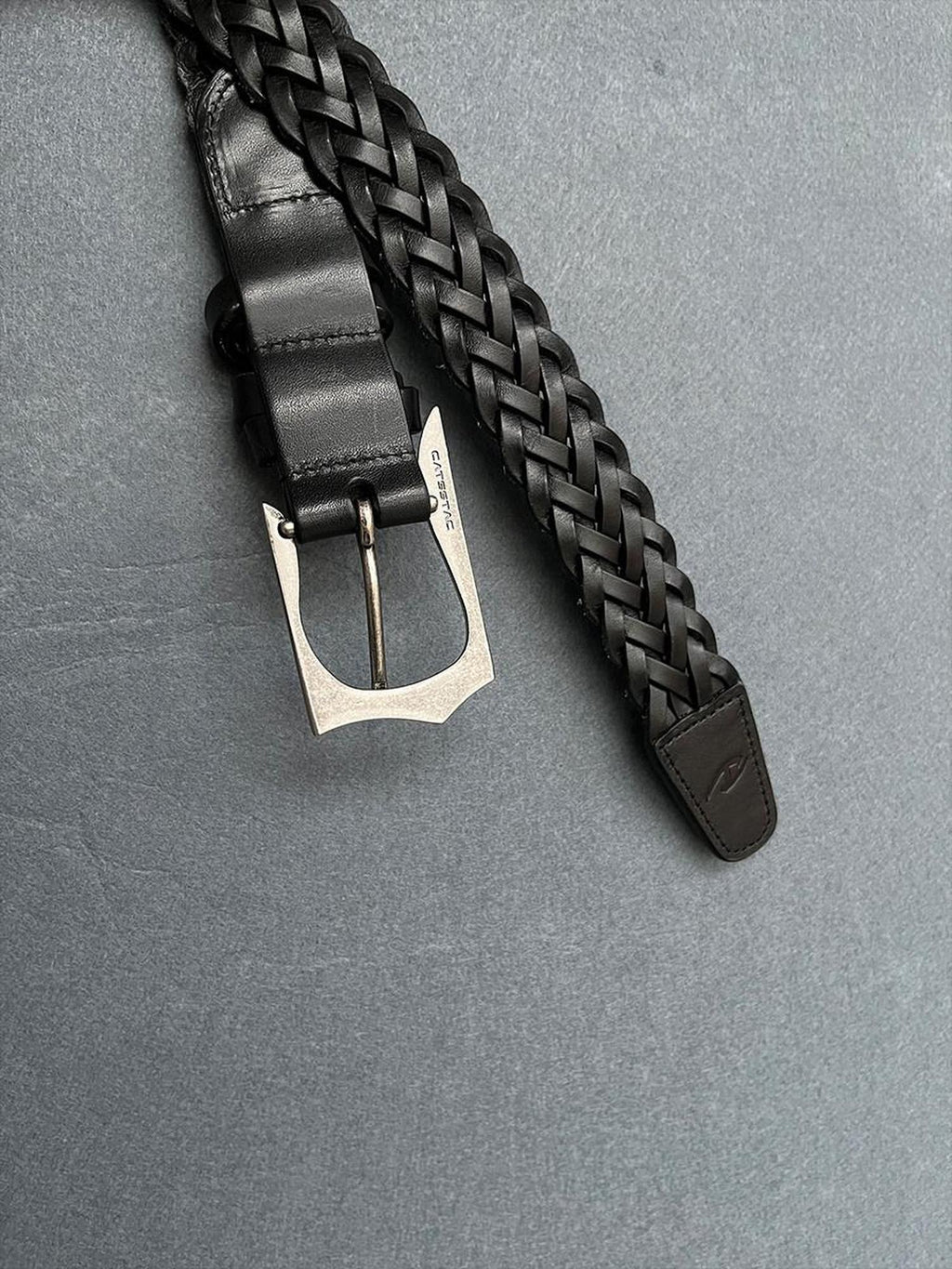 CATSSTAC Premium Top Grain Cowhide Versatile Classic Black For Young Men Leather Belts