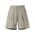 CATSSTAC_Relaxed_Mid_Rise_Loose_Fit_Trendy_Youth_Daily_Wear_Khaki_Black_Casual_Shorts_MISSTT