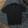CATSSTAC_Ribbed_Crewneck_Loose_Fit_Unisex_Casual_Ecru_Black_Short_Sleeve_T-Shirts_MISSTT