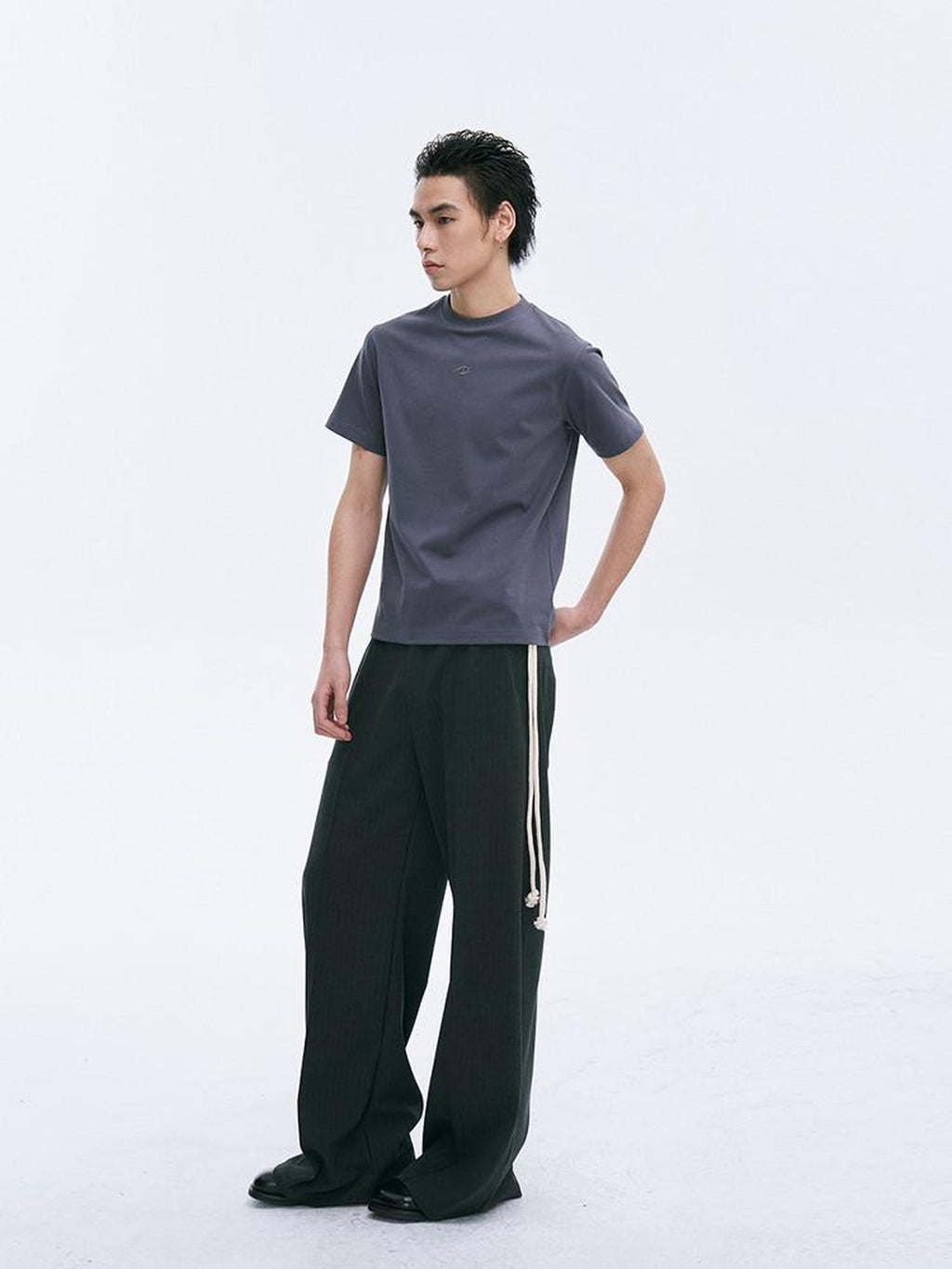 CATSSTAC Soft Comfortable Loose Crewneck Trendy Casual Youth Short Sleeve T-Shirts