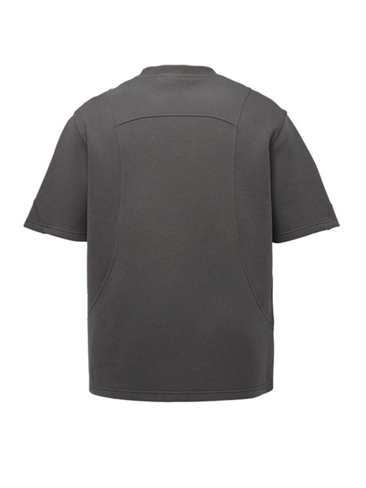 CATSSTAC Soft Cotton Blend Loose Fit Logo Crew Neck Unisex Casual Short Sleeve T-Shirts