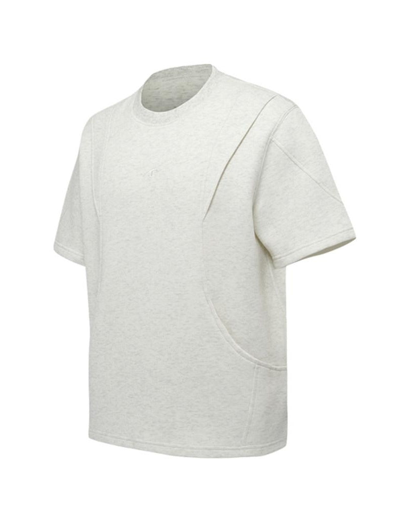 CATSSTAC Soft Cotton Blend Loose Fit Logo Crew Neck Unisex Casual Short Sleeve T-Shirts