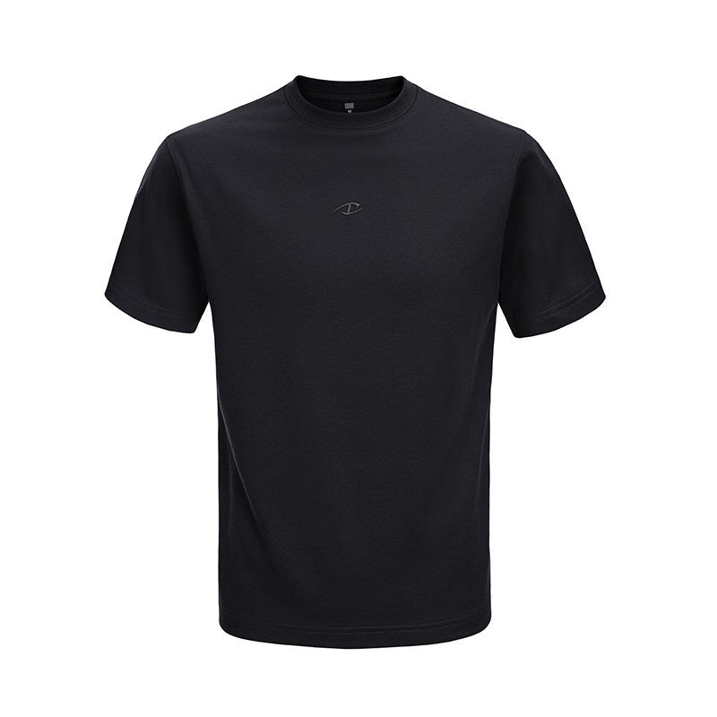 CATSSTAC_Soft_Loose_Fit_Crew_Neck_Youth_Casual_Black_White_Short_Sleeve_T-Shirts_MISSTT