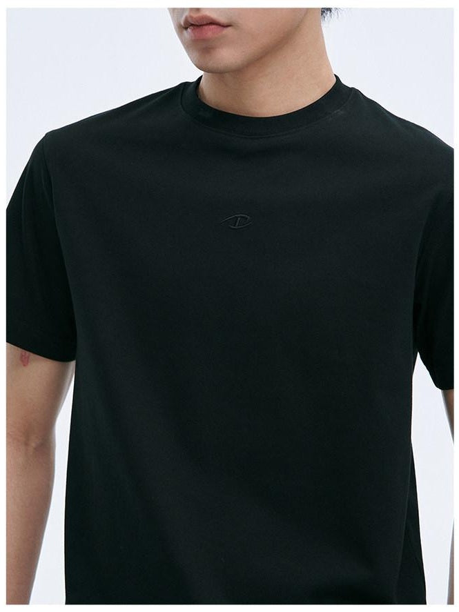 CATSSTAC Soft Loose Fit Crew Neck Youth Casual Black White Short Sleeve T-Shirts