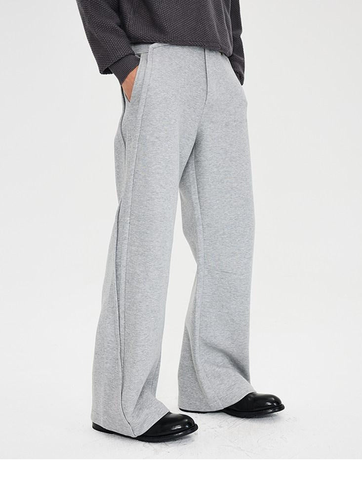 CATSSTAC Soft Mid Rise Loose Fit Straight Leg Youth Casual Trendy Black Grey Sweatpants