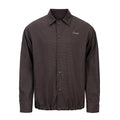 CATSSTAC_Stretch_Loose_Fit_Polo_Collar_Button_Front_Unisex_Coffee_Polyester_Logo_Shirts_MISSTT