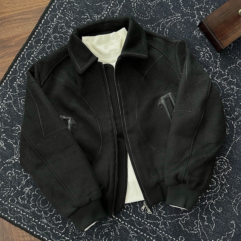 CATSSTAC_Stylish_Loose_Fit_Casual_Zipper_Turn_Down_Collar_Men_Black_White_Jackets_MISSTT