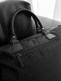 CATSSTAC Topstitched Euro Chic Casual Youth Single Strap Polyester Black Tote Bags