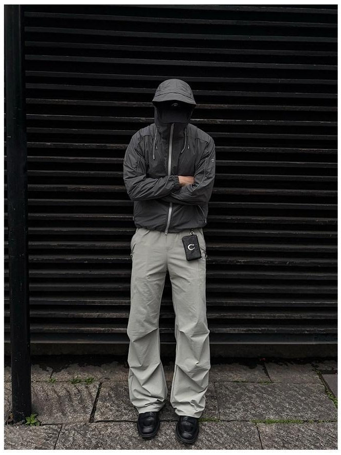 CATSSTAC Upf50 Loose Fit Hooded Zip Unisex Nylon Blend Sun Protection Hoodies