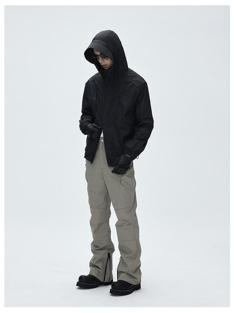 CATSSTAC Upf50 Shield Loose Fit Cool Hooded Zip Thin Long Sleeve Sun Protection Hoodies