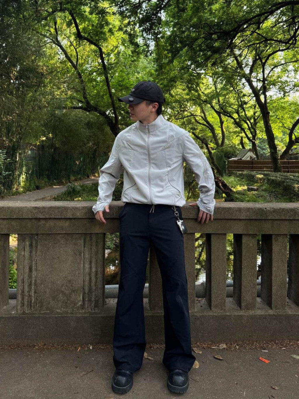 CATSSTAC Upf50 Thin Stand Collar Zip Long Sleeve Cleanfit Unisex Sun Protection Hoodies