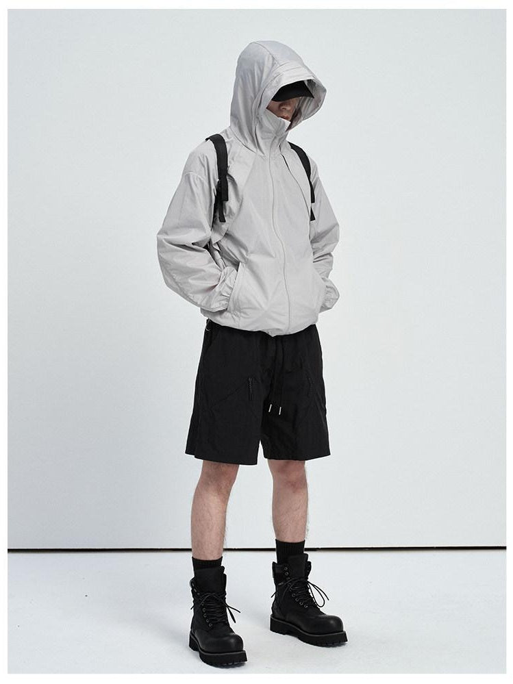 CATSSTAC Upf Uv Blocking Loose Fit Hooded Zip Long Sleeve Youth Sun Protection Hoodies