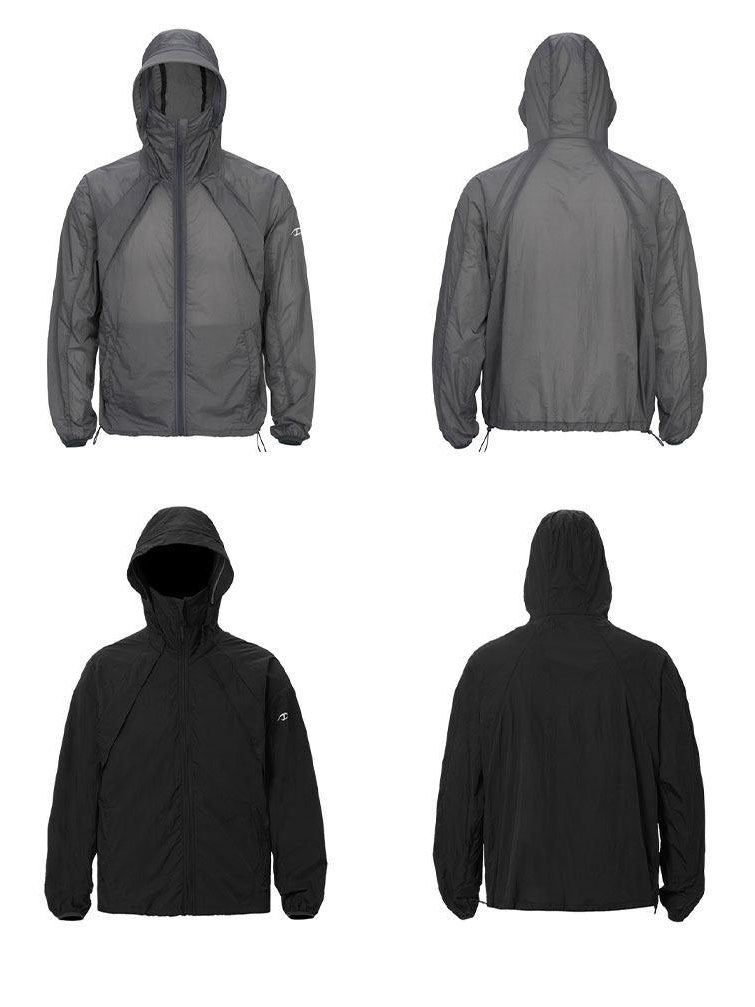 CATSSTAC Upf Uv Blocking Loose Fit Hooded Zip Long Sleeve Youth Sun Protection Hoodies