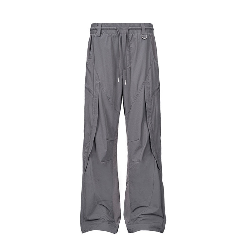 CATSSTAC_Uv_Protection_Relaxed_Drawstring_Nylon_Stretch_Black_Wide_Leg_Pants_MISSTT