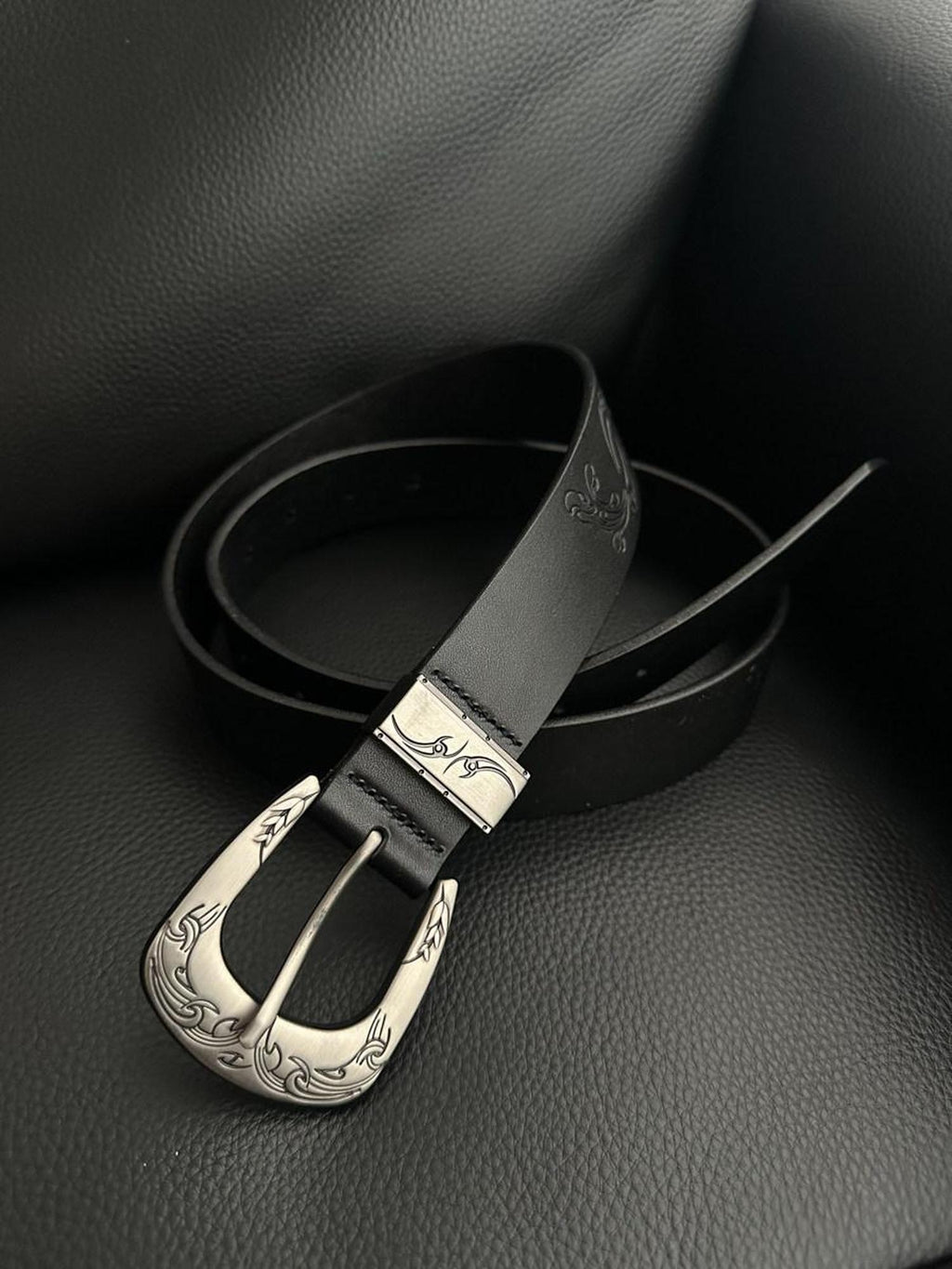 CATSSTAC Versatile Black Minimalist 115Cm Unisex Casual Youth Adjustable Belts