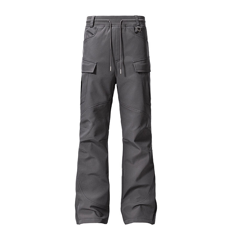 CATSSTAC Versatile Casual Straight Leg Youth Sizes M L Xl 2Xl Black Gray Shell Pants