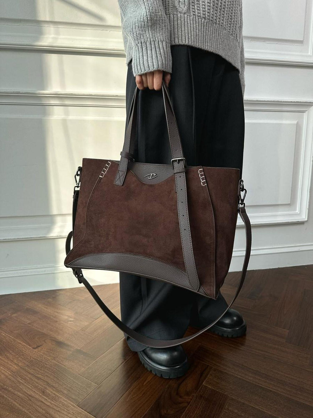 CATSSTAC Versatile Shoulder Handheld Medium Casual Youth Black Brown Crossbody Bags