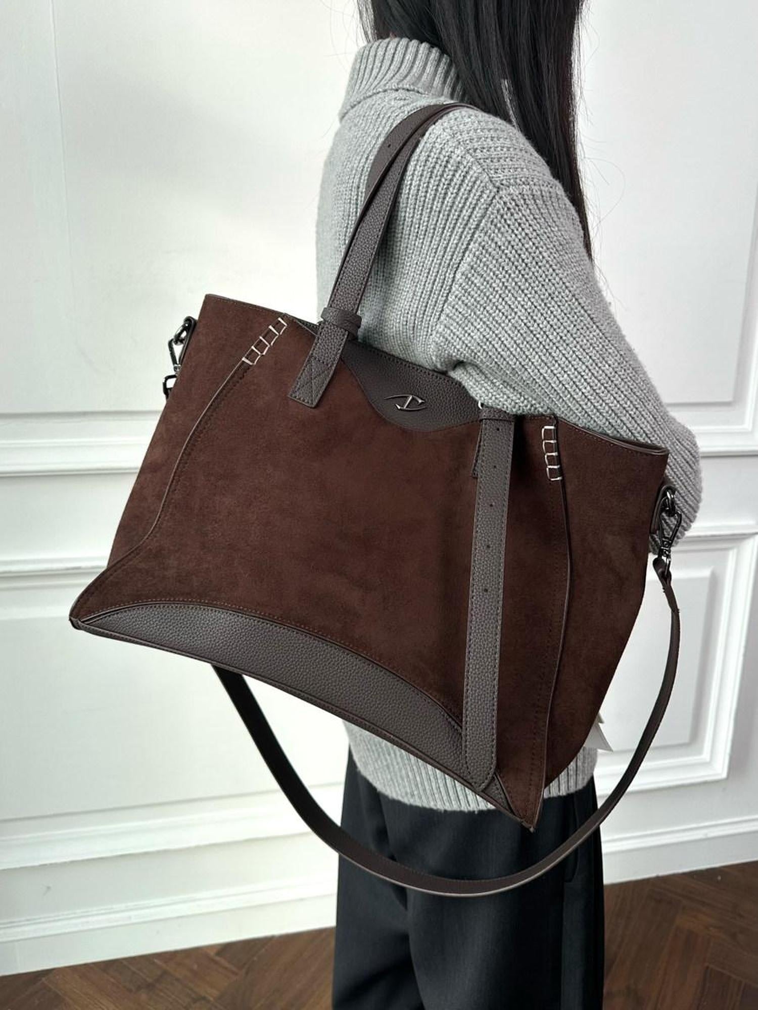 CATSSTAC Versatile Shoulder Handheld Medium Casual Youth Black Brown Crossbody Bags