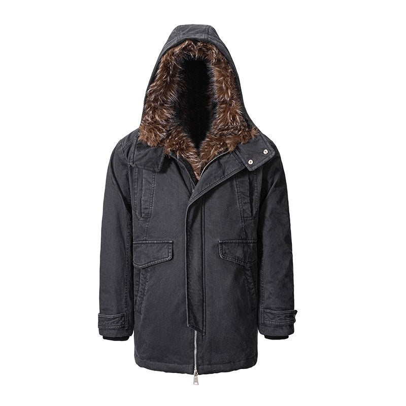 CATSSTAC_Warm_90_White_Duck_Down_Midlength_Loose_Casual_Wolf_Pattern_Zipper_Coats_MISSTT