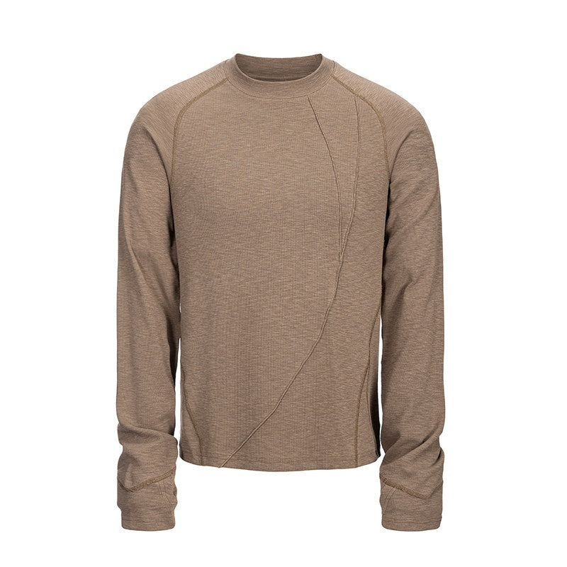 CATSSTAC_Warm_Cotton_Blend_Loose_Crew_Neck_Unisex_Casual_Black_Grey_Long_Sleeve_T-Shirts_MISSTT