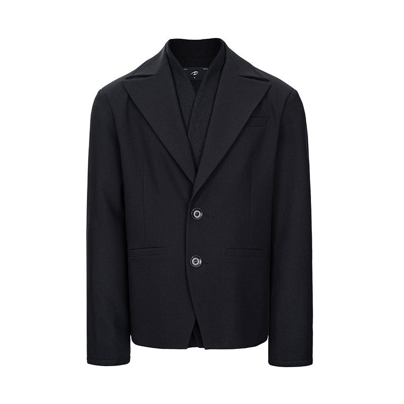 CATSSTAC_Warm_Oversized_Casual_Notch_Lapel_Two_Button_Single_Vent_Mens_Black_Blazers_MISSTT