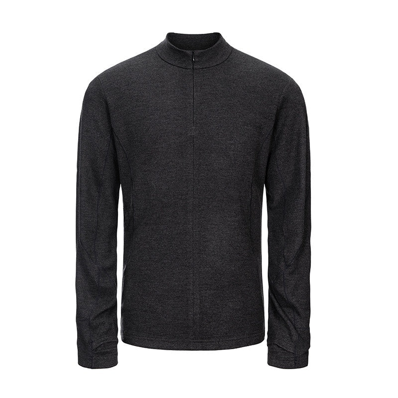 CATSSTAC_Warm_Relaxed_Fit_Stand_Collar_Zip_Casual_Unisex_Black_Gray_Long_Sleeve_T-Shirts_MISSTT