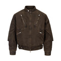 CATSSTAC_Washed_100_Percent_Cotton_Relaxed_Fit_Lapel_Zipper_Unisex_Brown_Cropped_Jackets_MISSTT