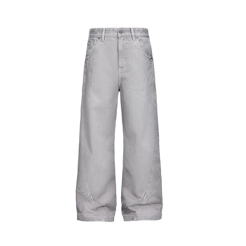 CATSSTAC_Washed_Button_Fly_Mid_Rise_Loose_Casual_Everyday_Youth_Black_Gray_Wide_Leg_Jeans_MISSTT