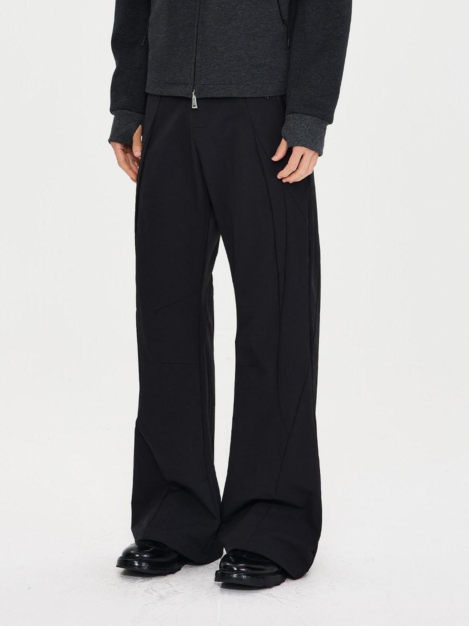 CATSSTAC Waterproof Casual Straight Leg Button Fly Natural Waist Everyday Shell Pants