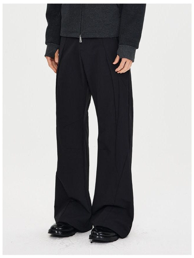 CATSSTAC Waterproof Casual Straight Leg Button Fly Natural Waist Everyday Shell Pants