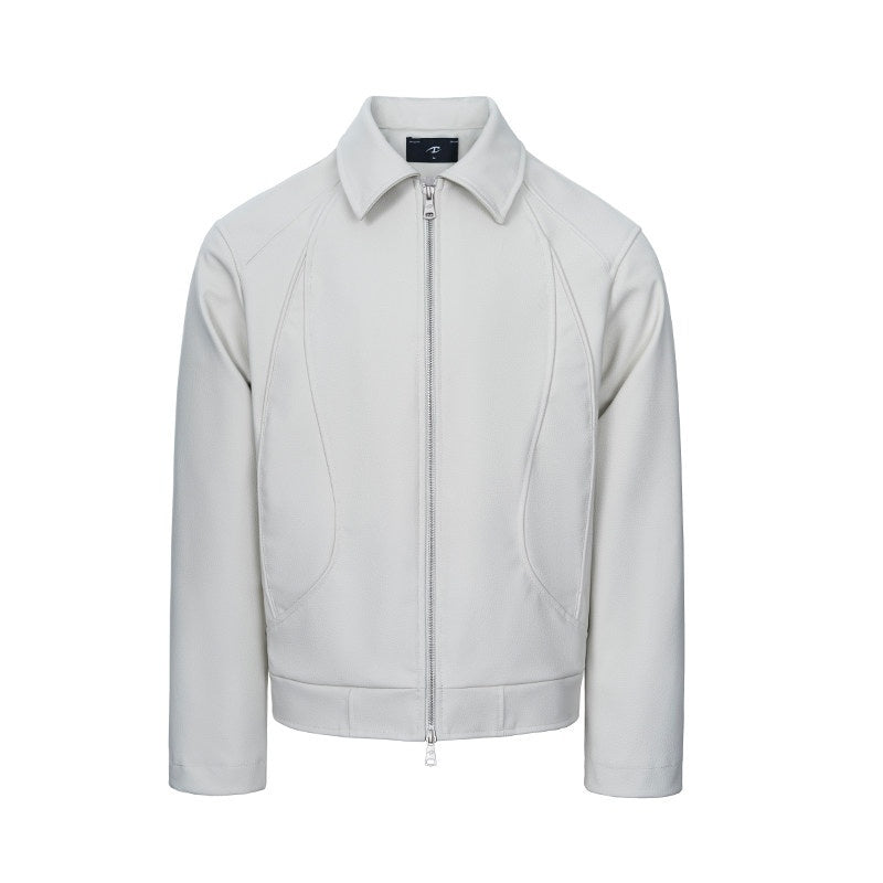 CATSSTAC_Windproof_Loose_Fit_High_Collar_Zip_Short_Unisex_Polyester_Cropped_Jackets_MISSTT