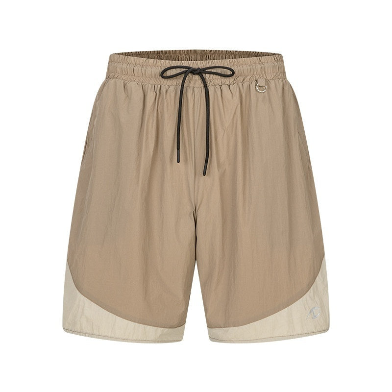 CATSSTAC_Wrinkle_Free_Loose_Fit_Pockets_Mid_Rise_Youth_Casual_Black_Khaki_Sports_Shorts_MISSTT