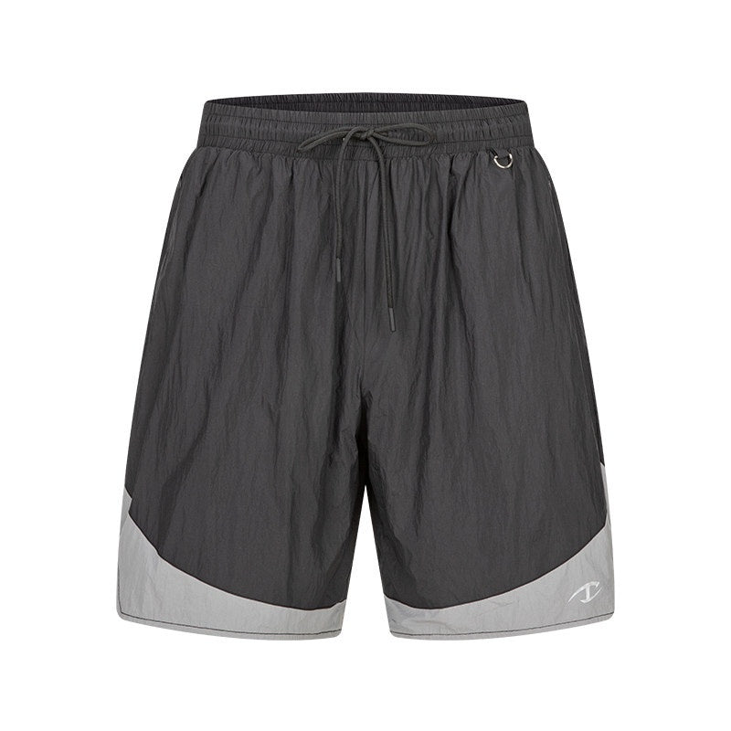 CATSSTAC_Wrinkle_Free_Loose_Fit_Pockets_Mid_Rise_Youth_Casual_Black_Khaki_Sports_Shorts_MISSTT