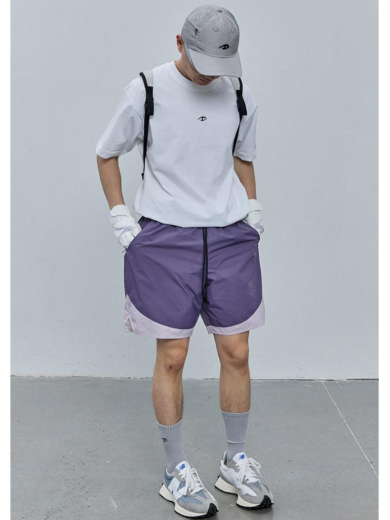 CATSSTAC Wrinkle Free Loose Fit Pockets Mid Rise Youth Casual Black Khaki Sports Shorts